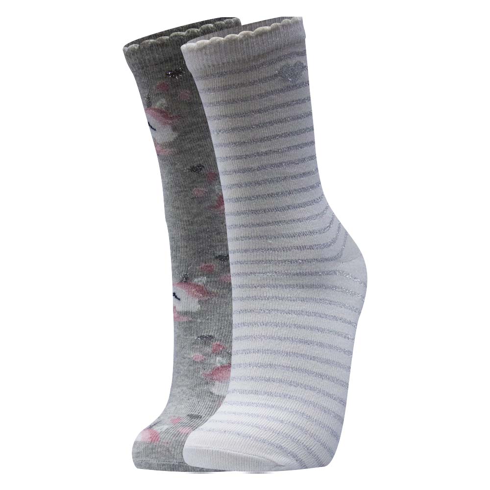 Girl's Sparkle Unicorn Ankle Socks