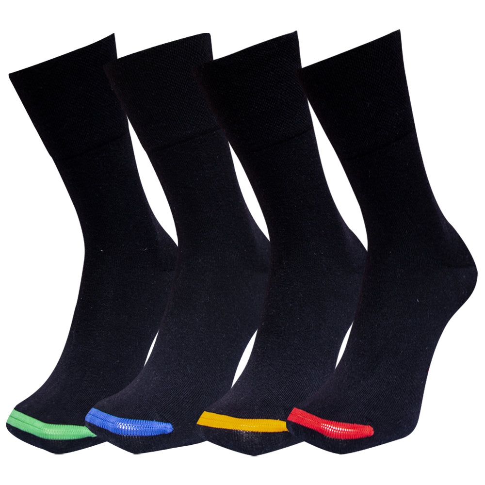 Unisex Ultimate Comfort Black Dress Socks