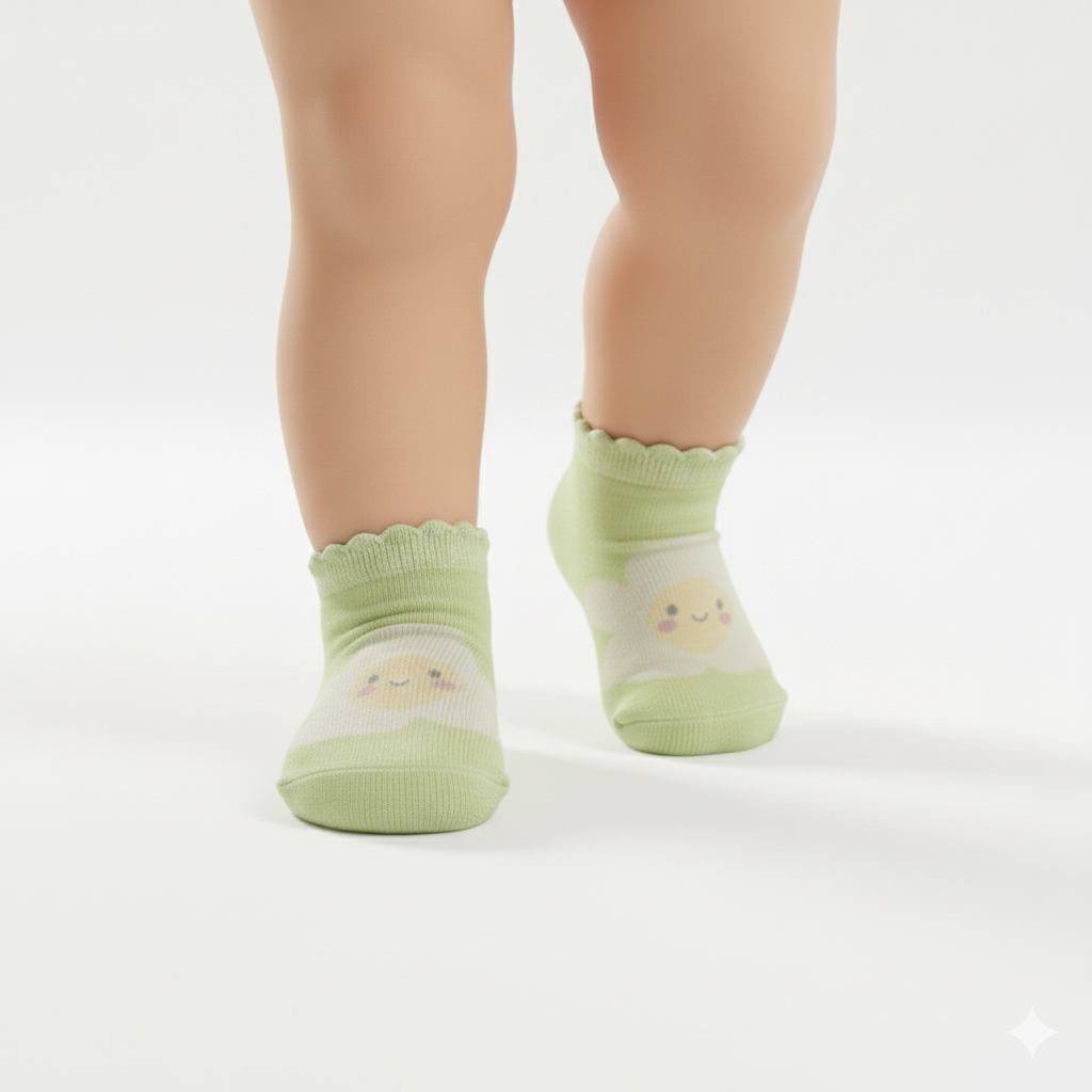 Baby Girl Ruffle Trim Ankle Socks