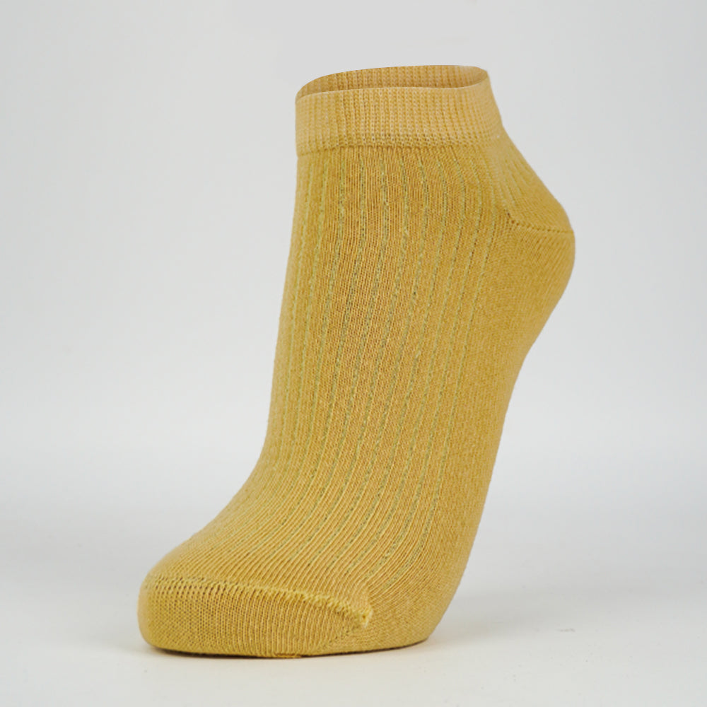 Pastel Ribbed Women Ankle Socks