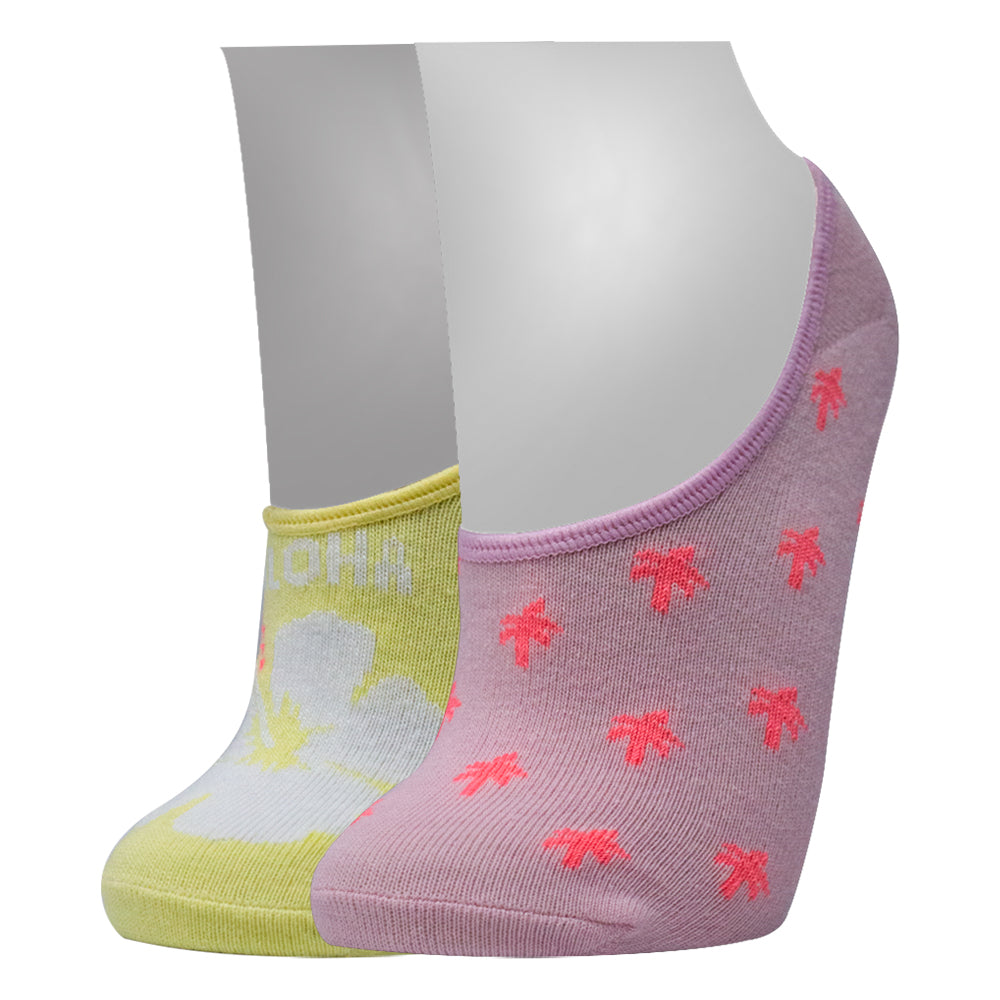 Girl's Flower Print Ankle Socks