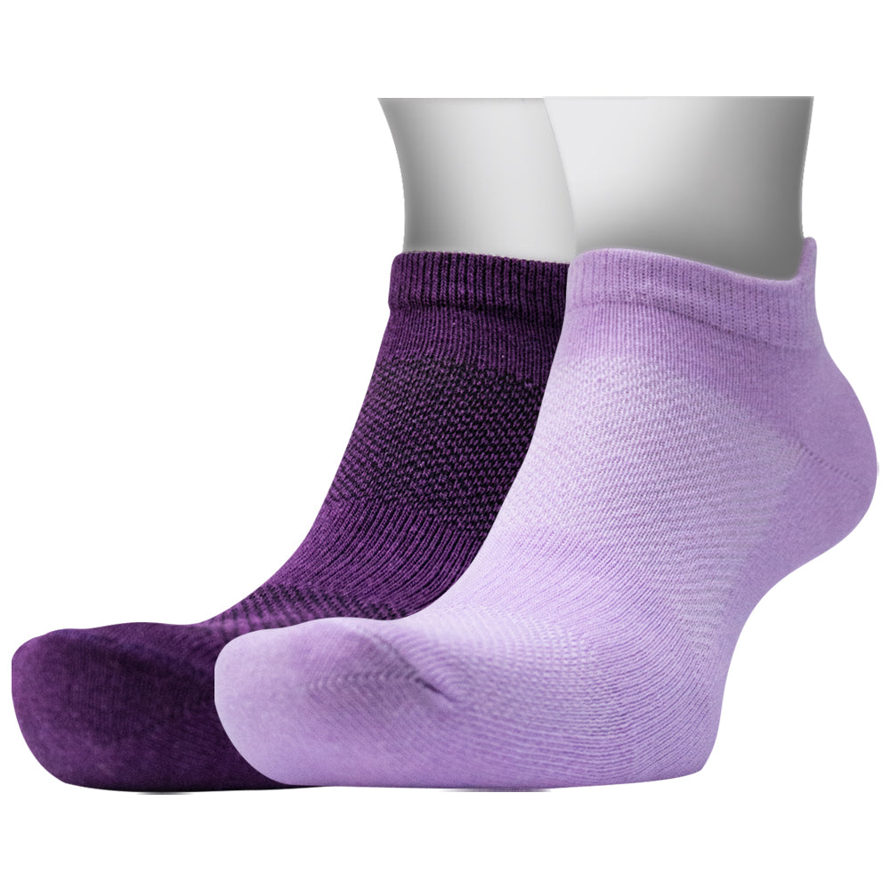 Women Lavender & Dark Purple Ankle Socks
