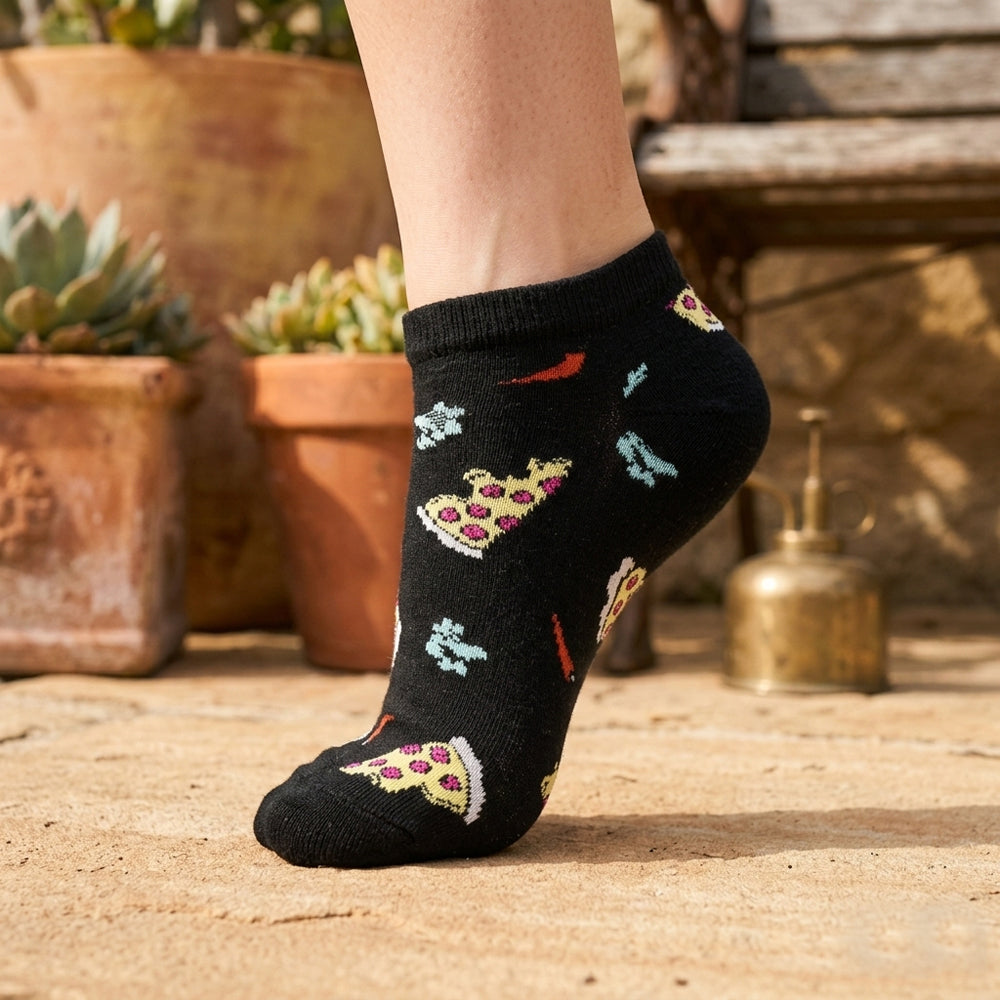 Unisex Pizza & Chili Ankle Socks