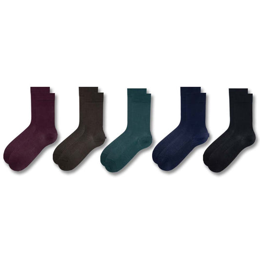 Premium Mercerized Needle Drop Socks for Men