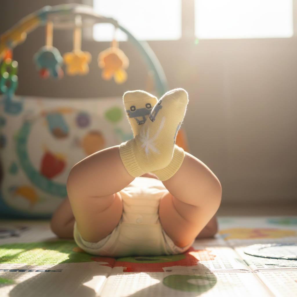 Baby Boy’s Car Print Ankle Socks