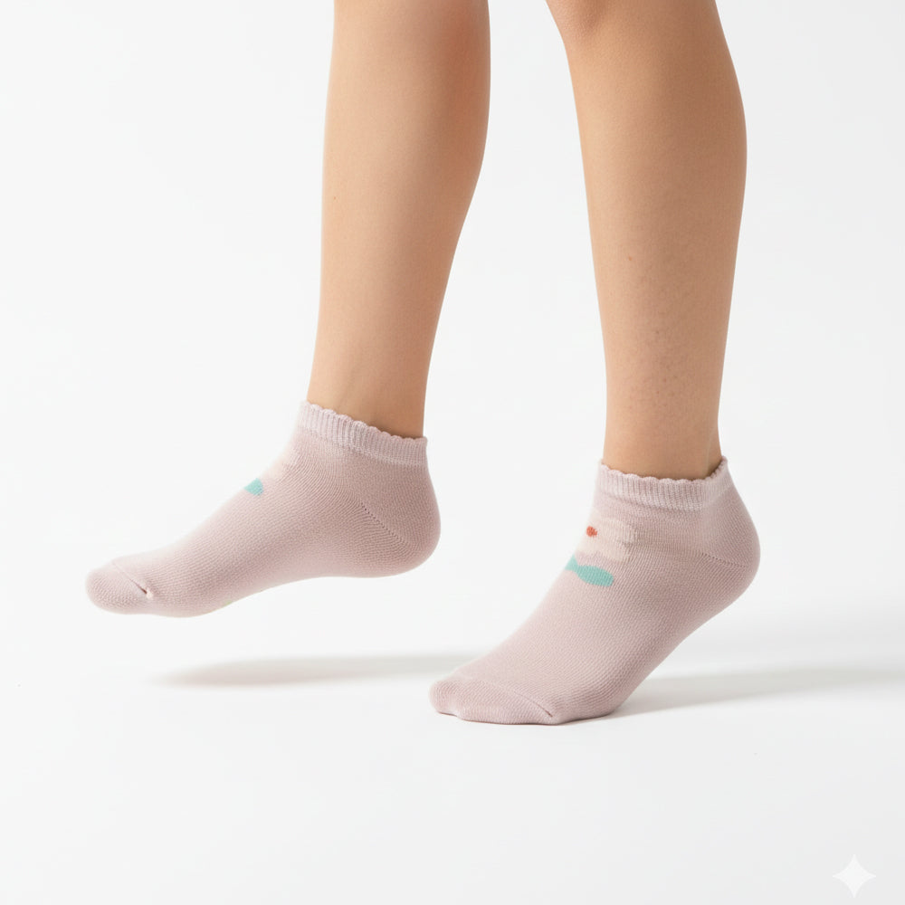 Premium Girl Cotton Ankle Socks