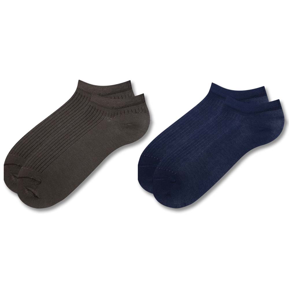 Men Premium Mercerized Needle Drop Ankle Socks