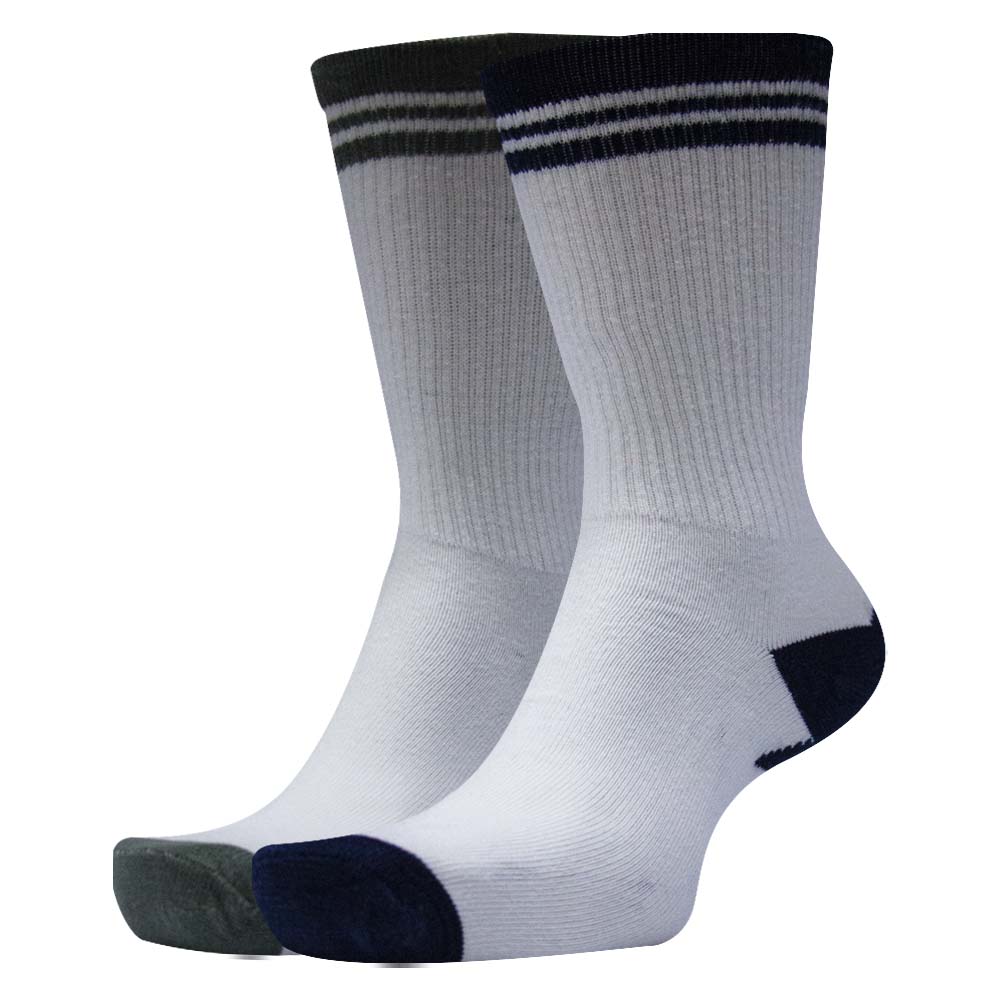 Pack of 2 - Boy's Athletic Crew Socks