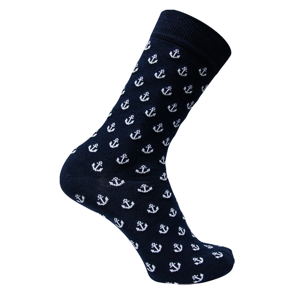Pack of 2 & 4 - Ancre Print Socks for men.