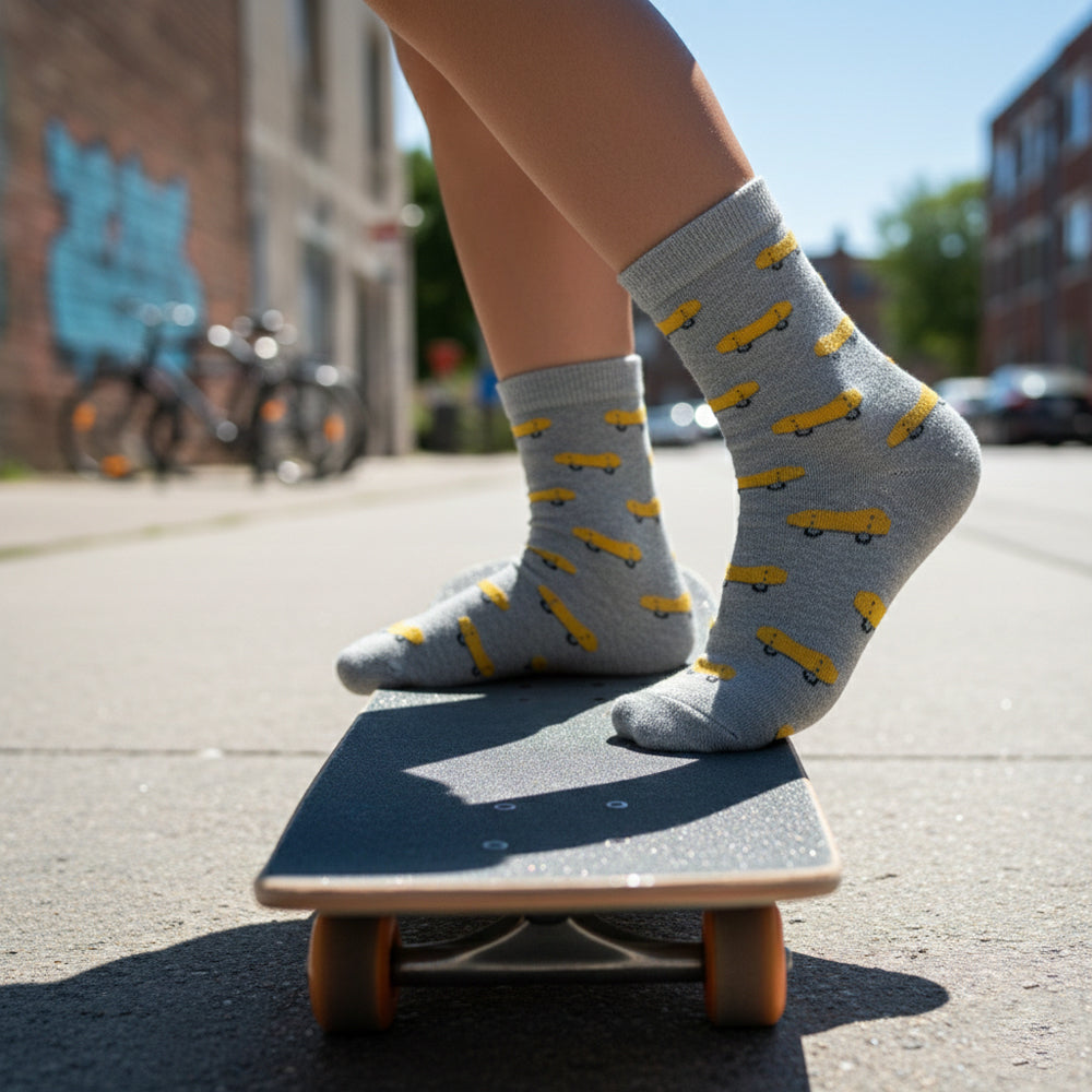 Boys' Skateboard Crew Socks