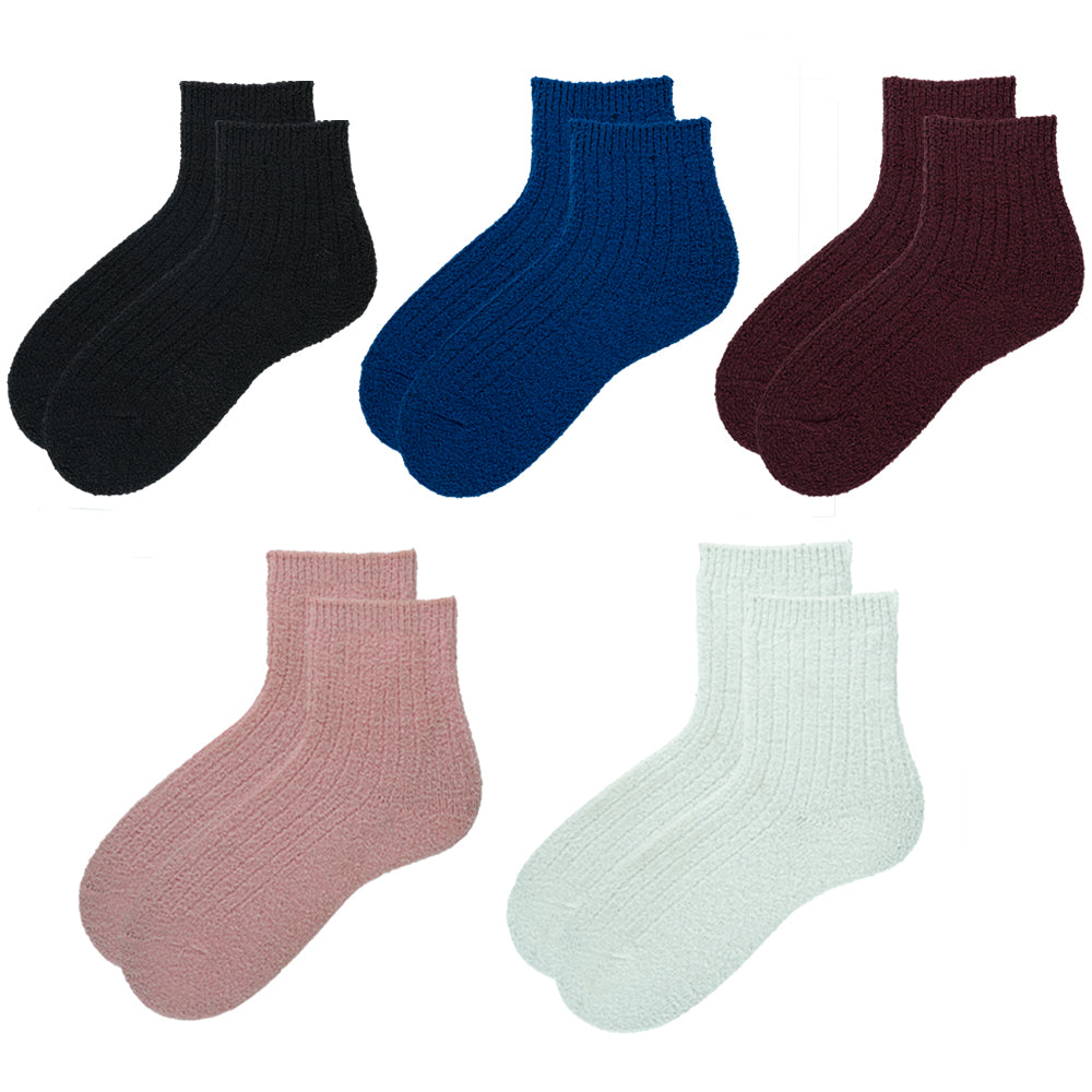 Girls Ultra-Soft Fuzzy Chenille Socks