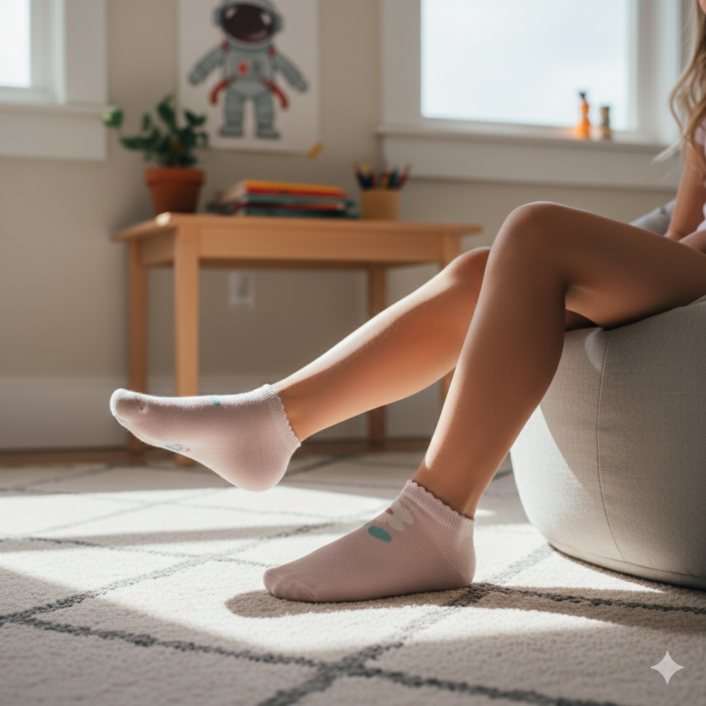Premium Girl Cotton Ankle Socks