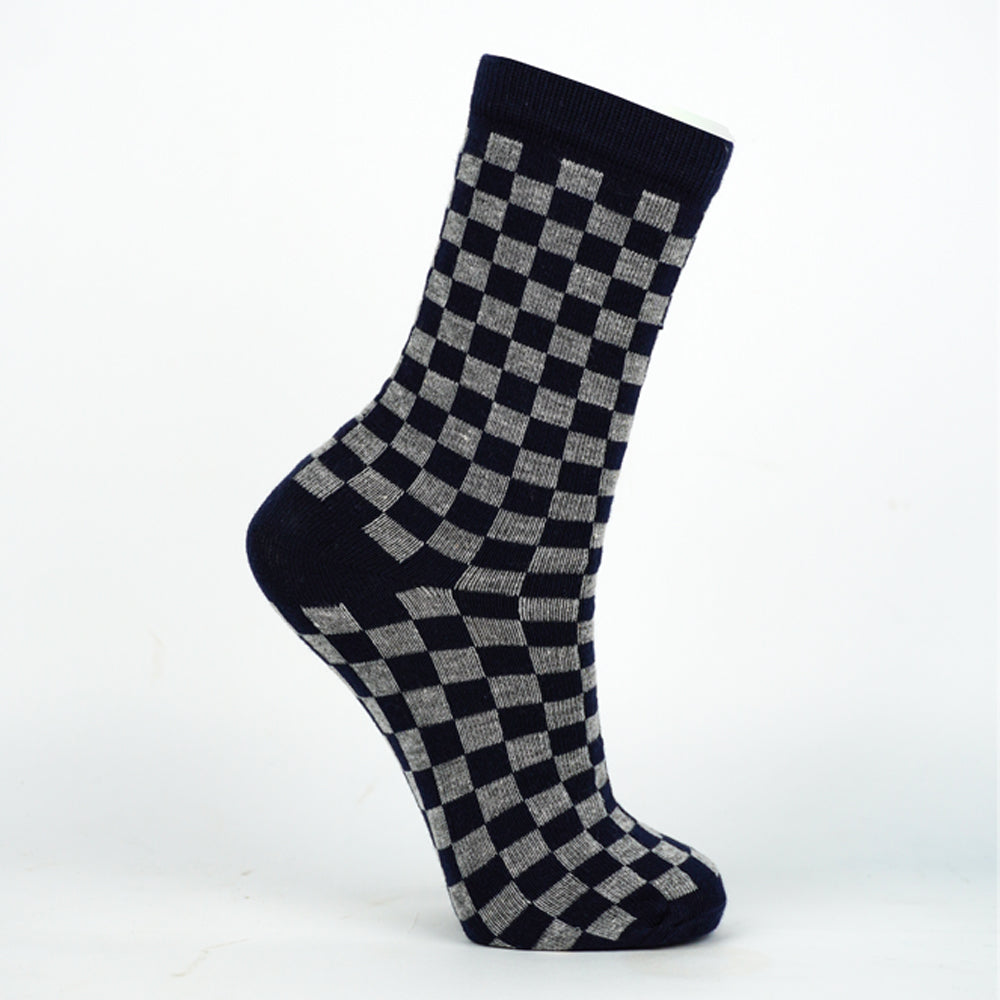 Boys Checkerboard Crew Socks