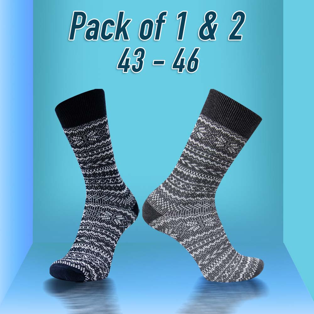 Men Knit Crew Socks