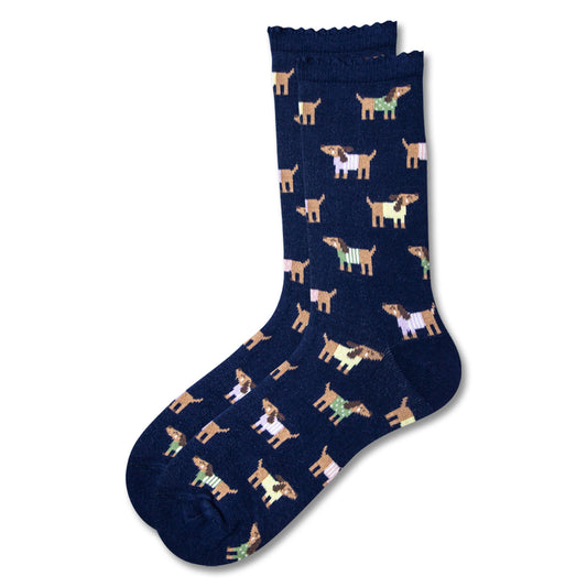 Dogs Print! Girl's Premium Crew Socks