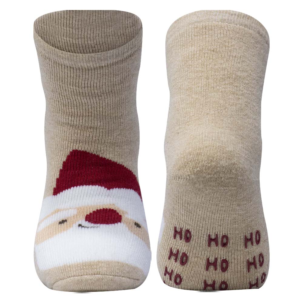Cozy Grippers Kids Unisex Santa Anti-Slip Socks