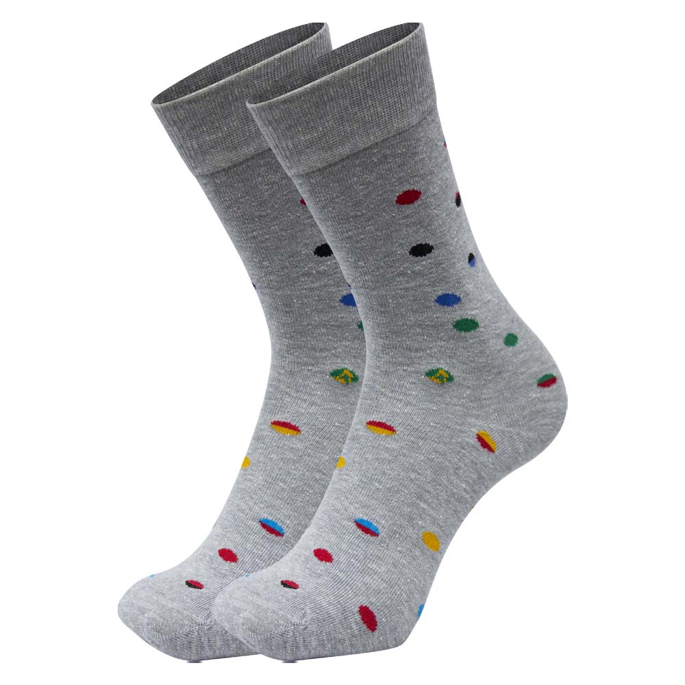 Polka Dot Men Crew Socks