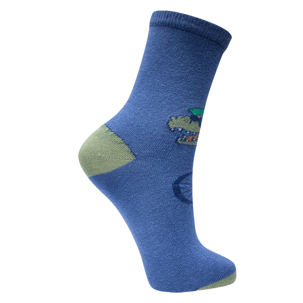 Boy's Dinosaur Biking Crew Socks