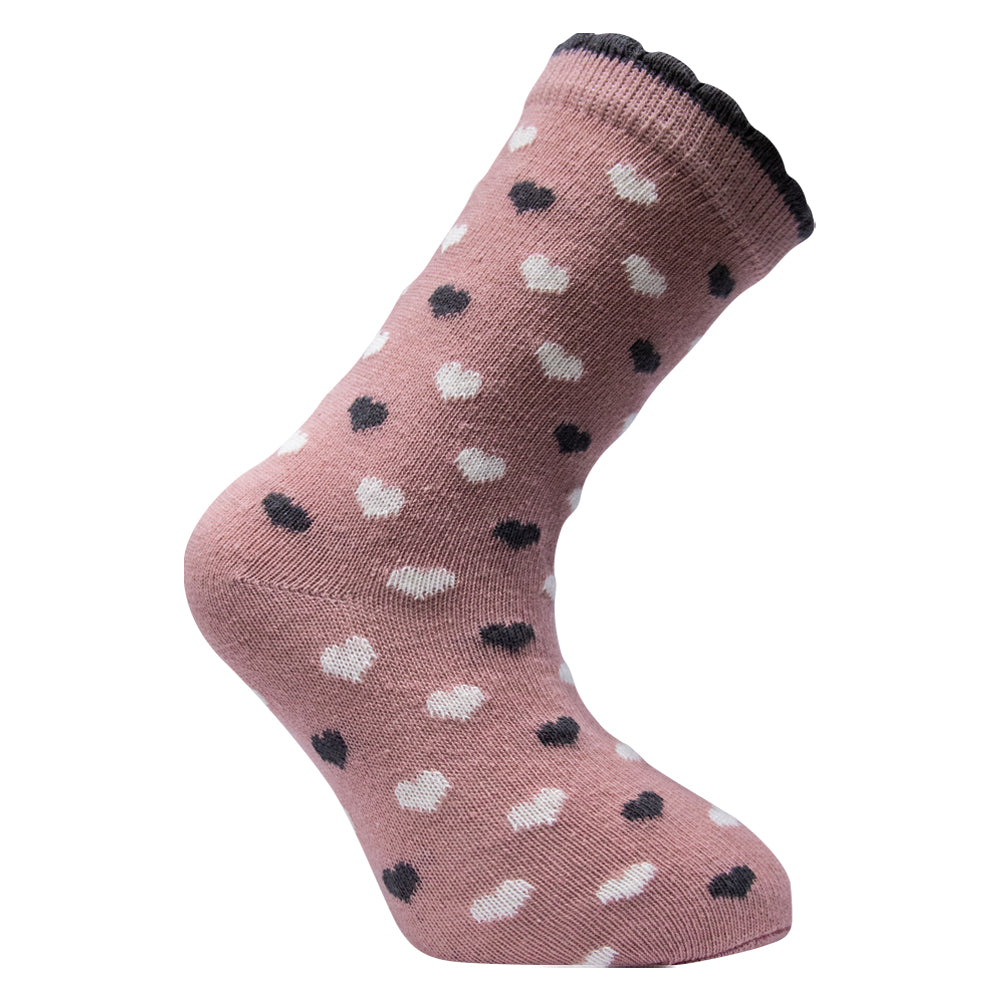 Pack of 2 - Girls Cotton Crew Socks