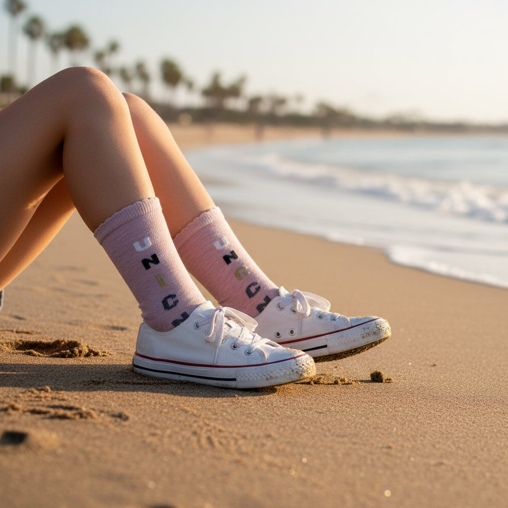 Unicorn Print Socks for Girls