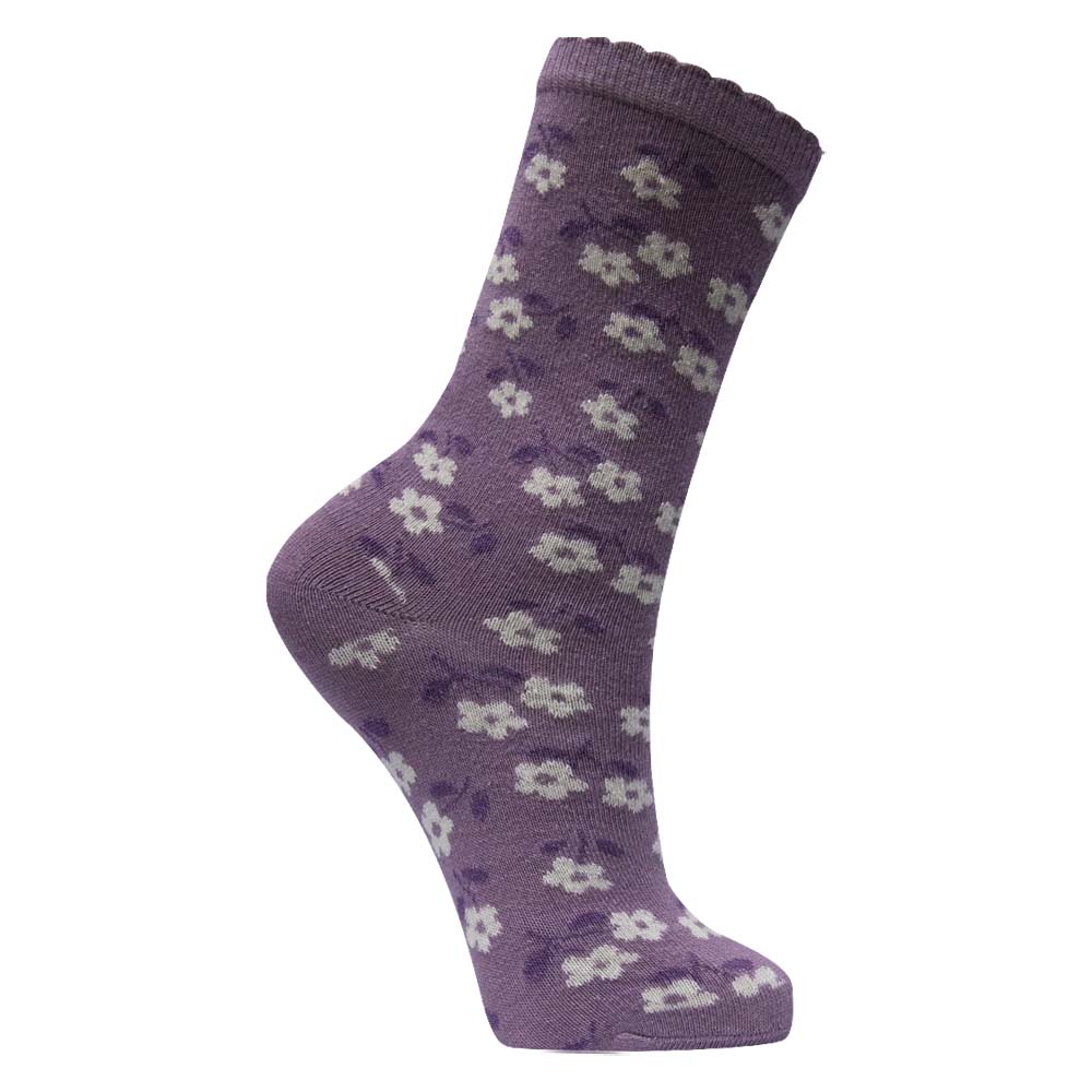 Girl's Fun Dot & Floral Ankle Socks