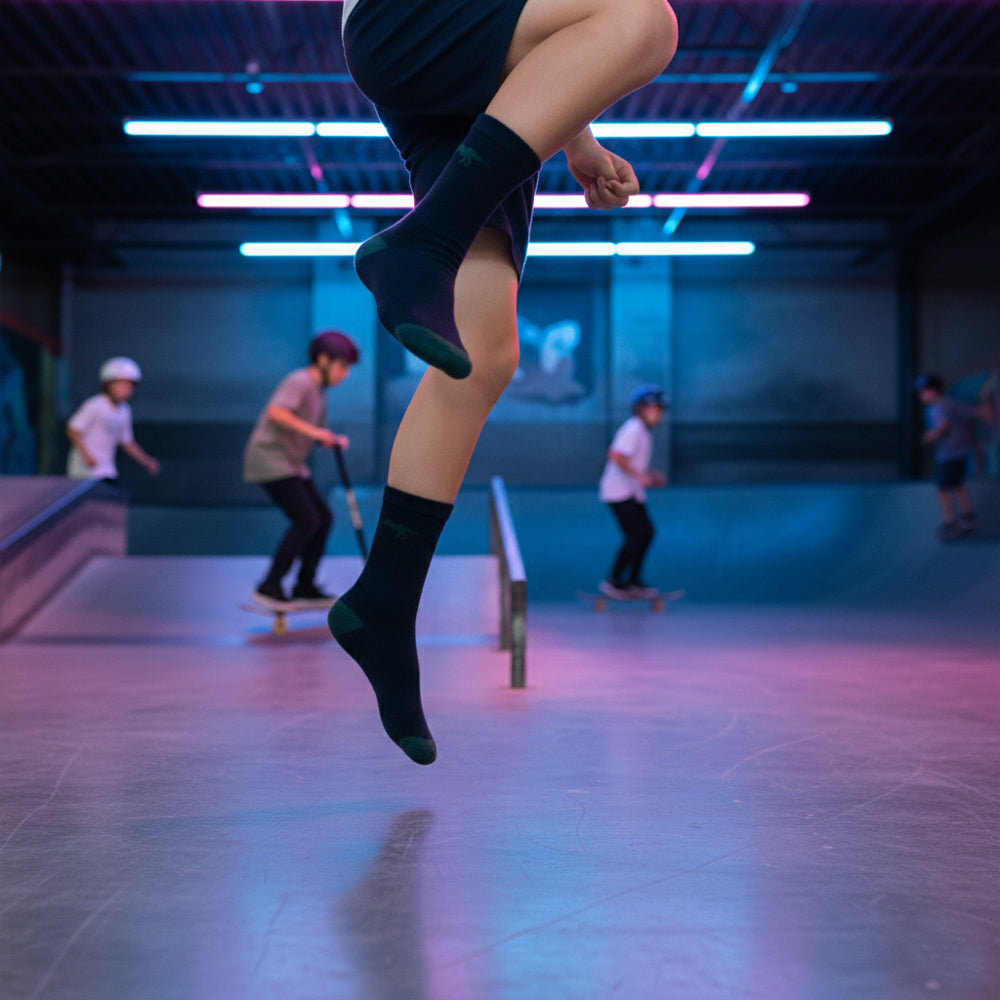 Boy's Dinosaur Adventure Crew Socks