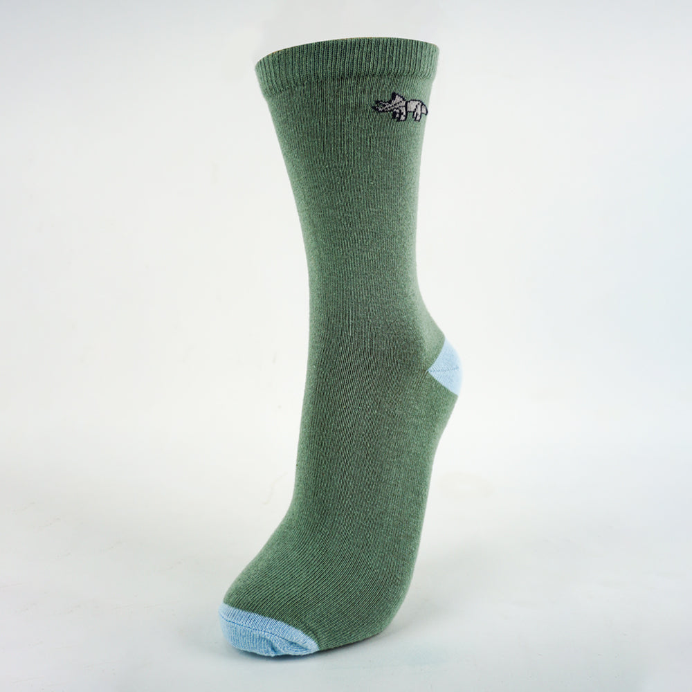 Boys Dino Print Crew Socks