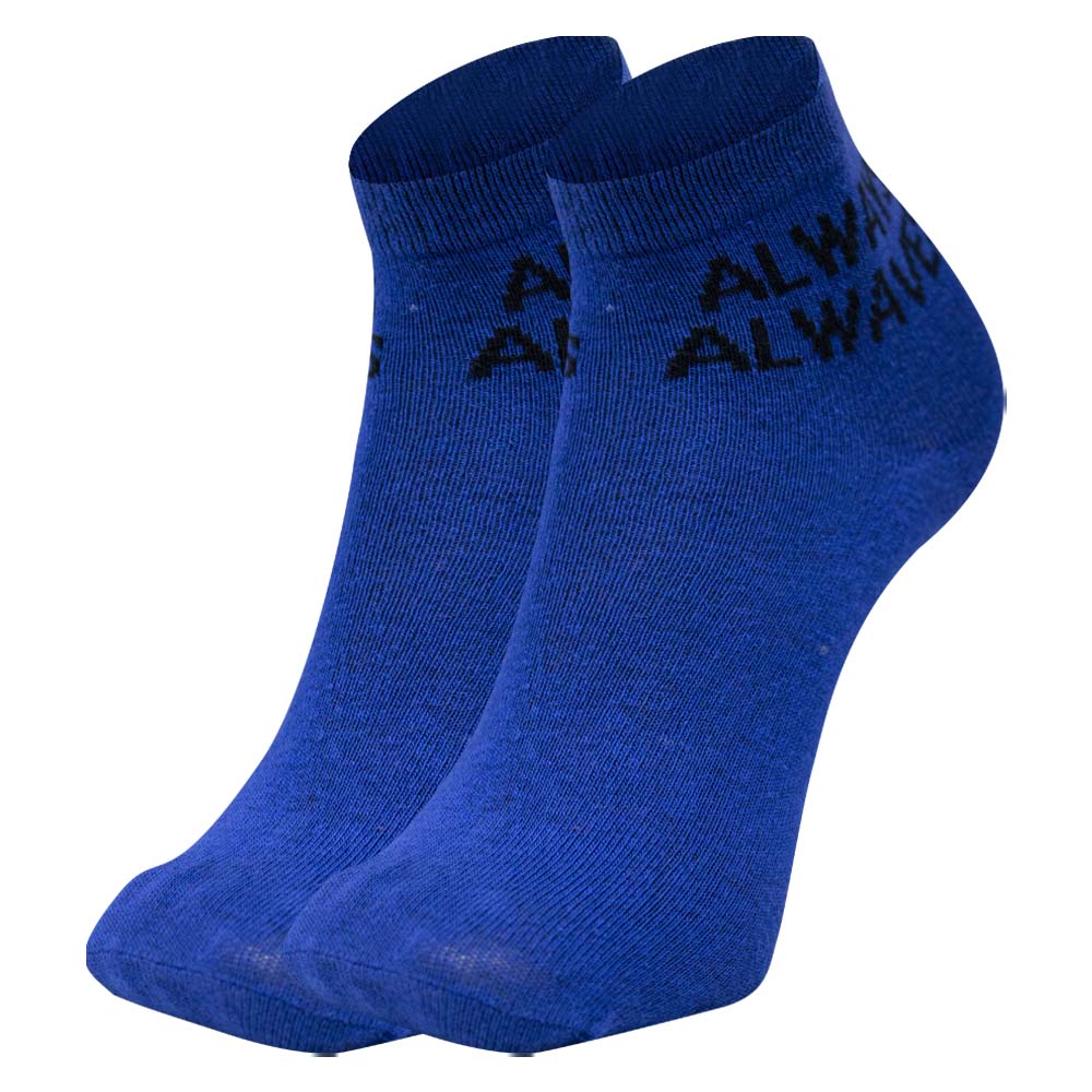 "Always Alwaves" Print Ankle Socks