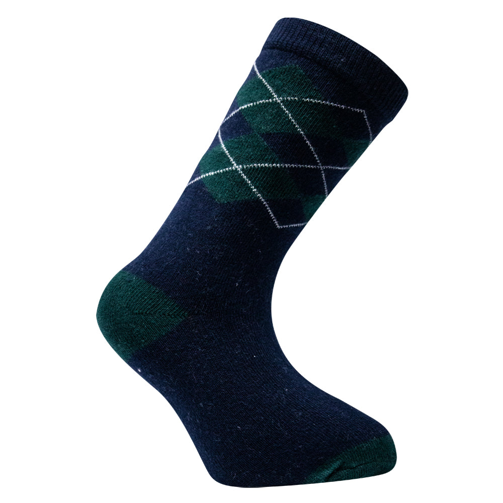 Pack of 2 - Kids’ Argyle Crew Socks