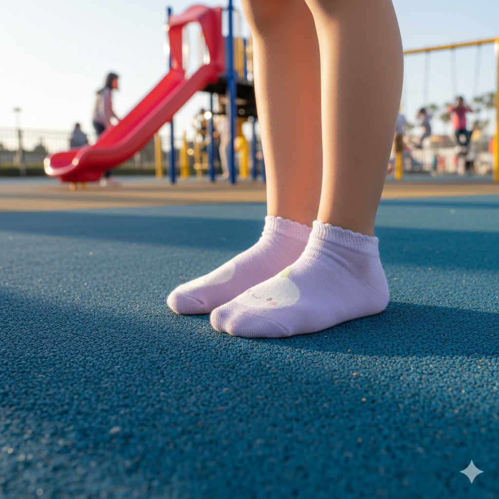 Girls' Veg Print Ankle Socks