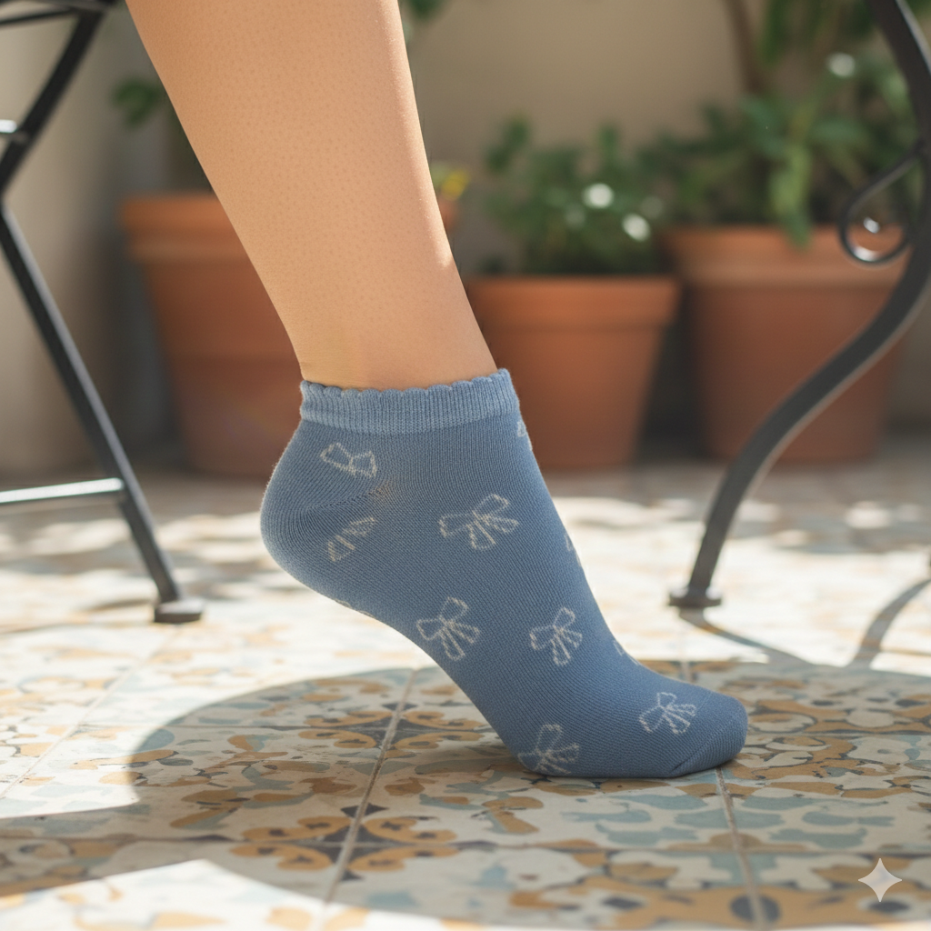 Girls' Bow-Knot Ankle Socks