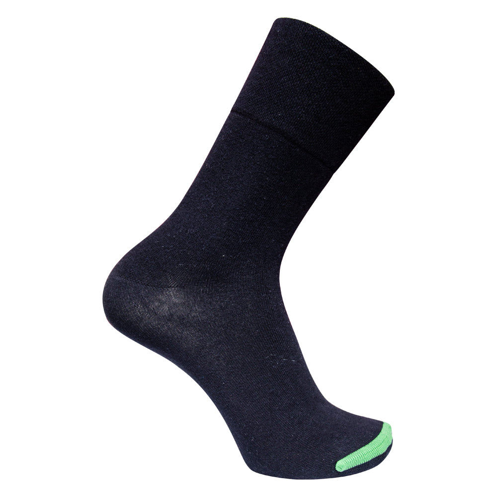 Unisex Ultimate Comfort Black Dress Socks
