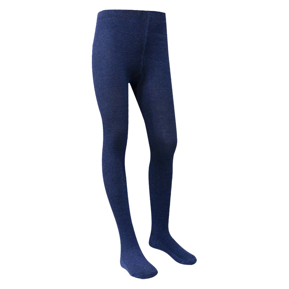 Solid Jeans Blue Girl's Leggings And Tights (OT)