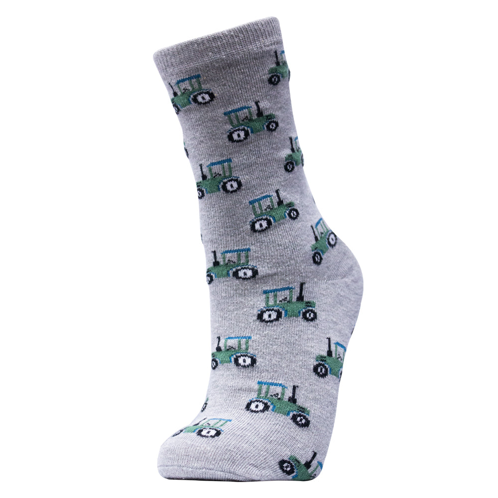 Pack of 2 - Boys Tractor & Airplane Fun Socks