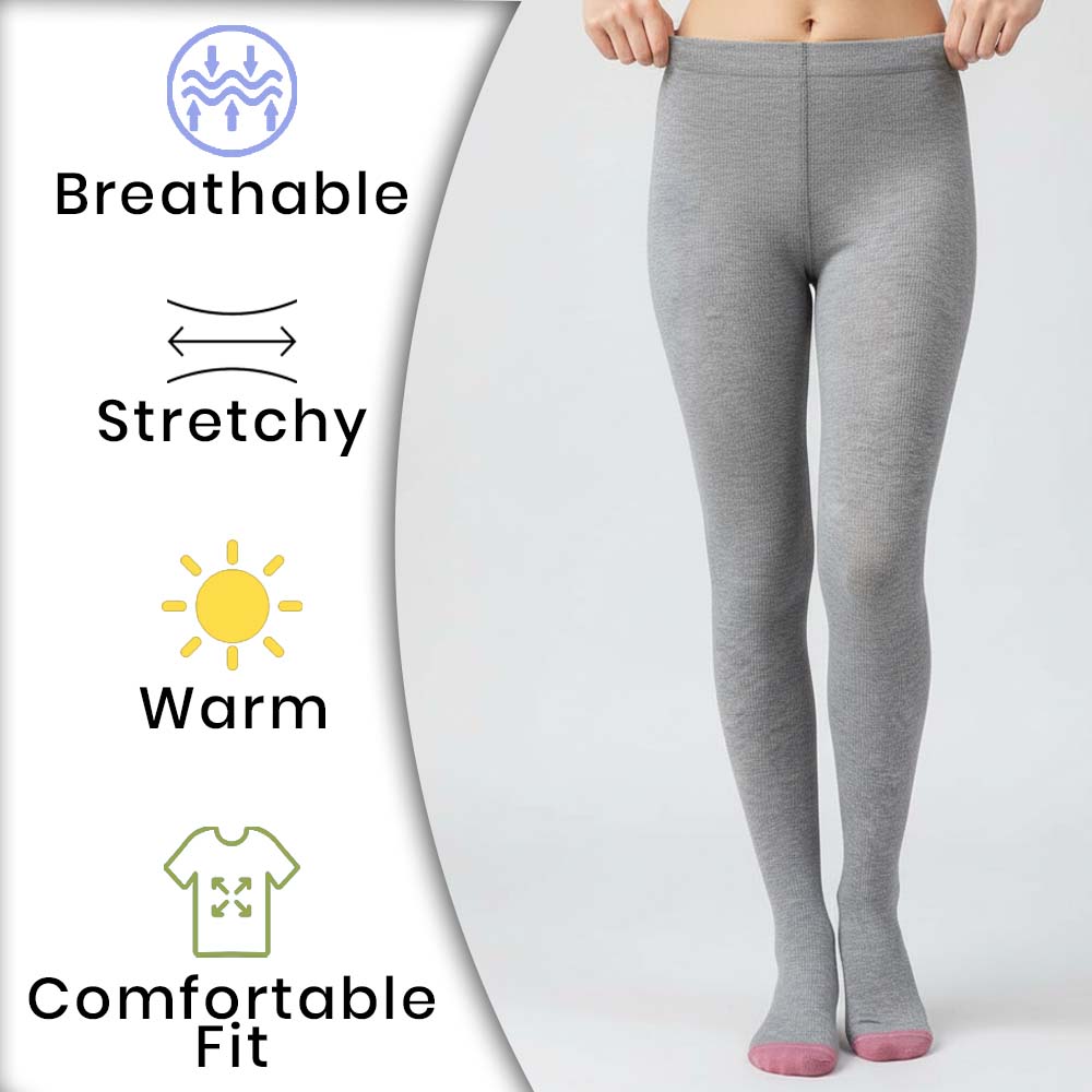 Cozy Comfort Grey Girl's Tights (OT)