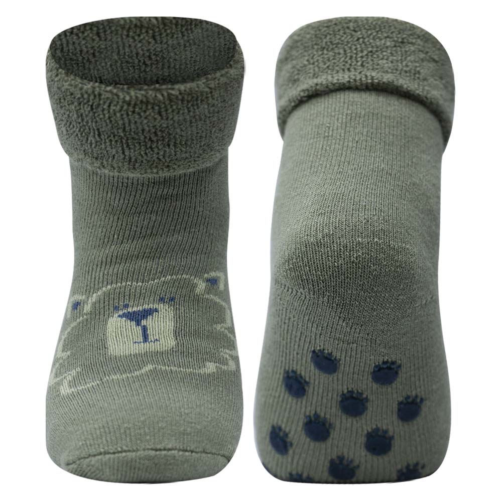 Snuggly Lion Print Anti-Slip Baby Socks