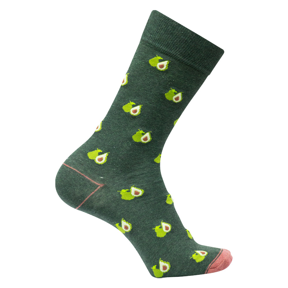 Avocado Print Men Socks