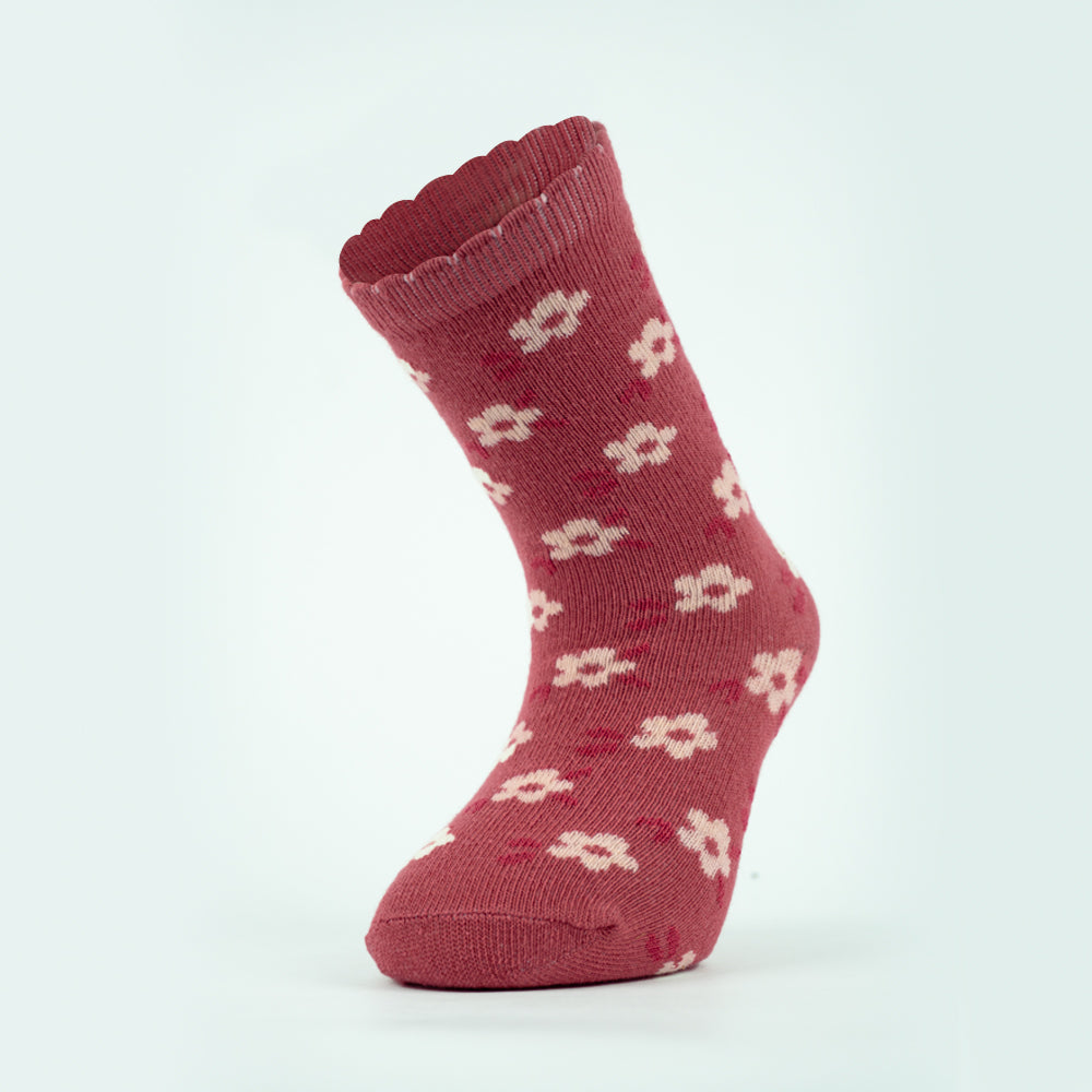 Baby Girls Flower Patterned Socks