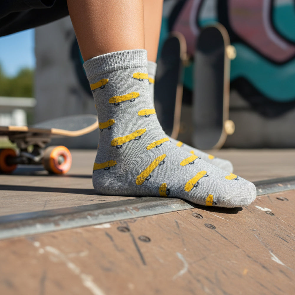 Boys' Skateboard Crew Socks