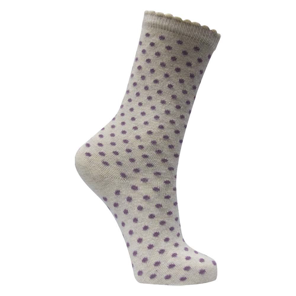 Girl's Fun Dot & Floral Ankle Socks