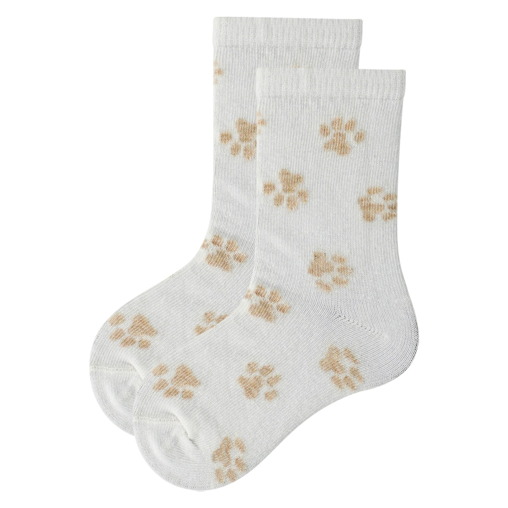 Bear Paw-Print Baby Socks