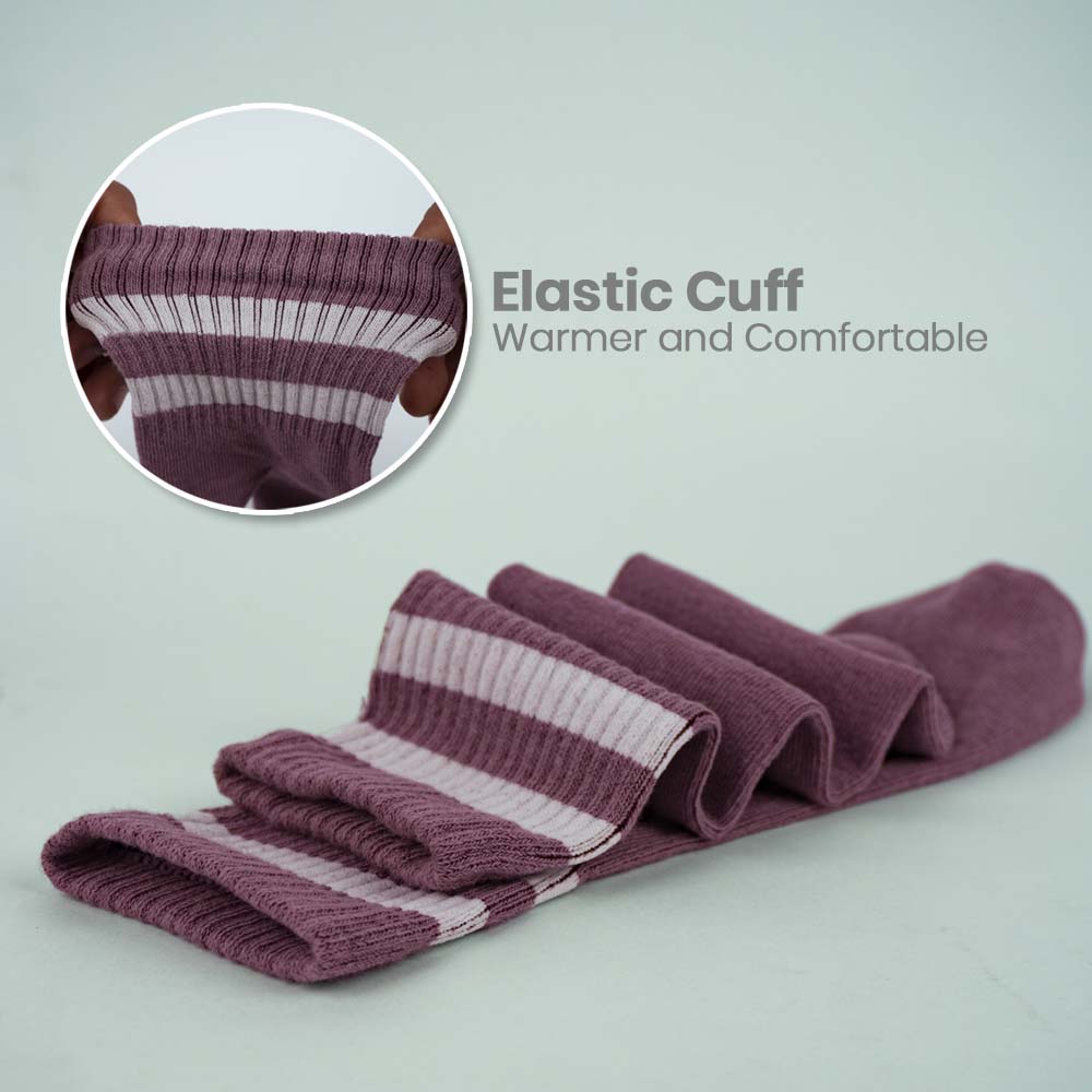 Women Stripe Crew Socks