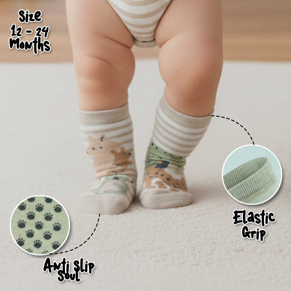 Premium Anti-Slip Toddler Socks