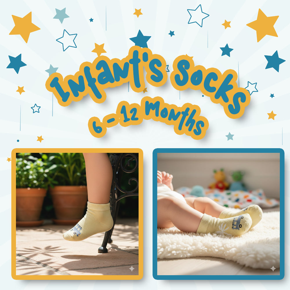 Baby Boy’s Car Print Ankle Socks