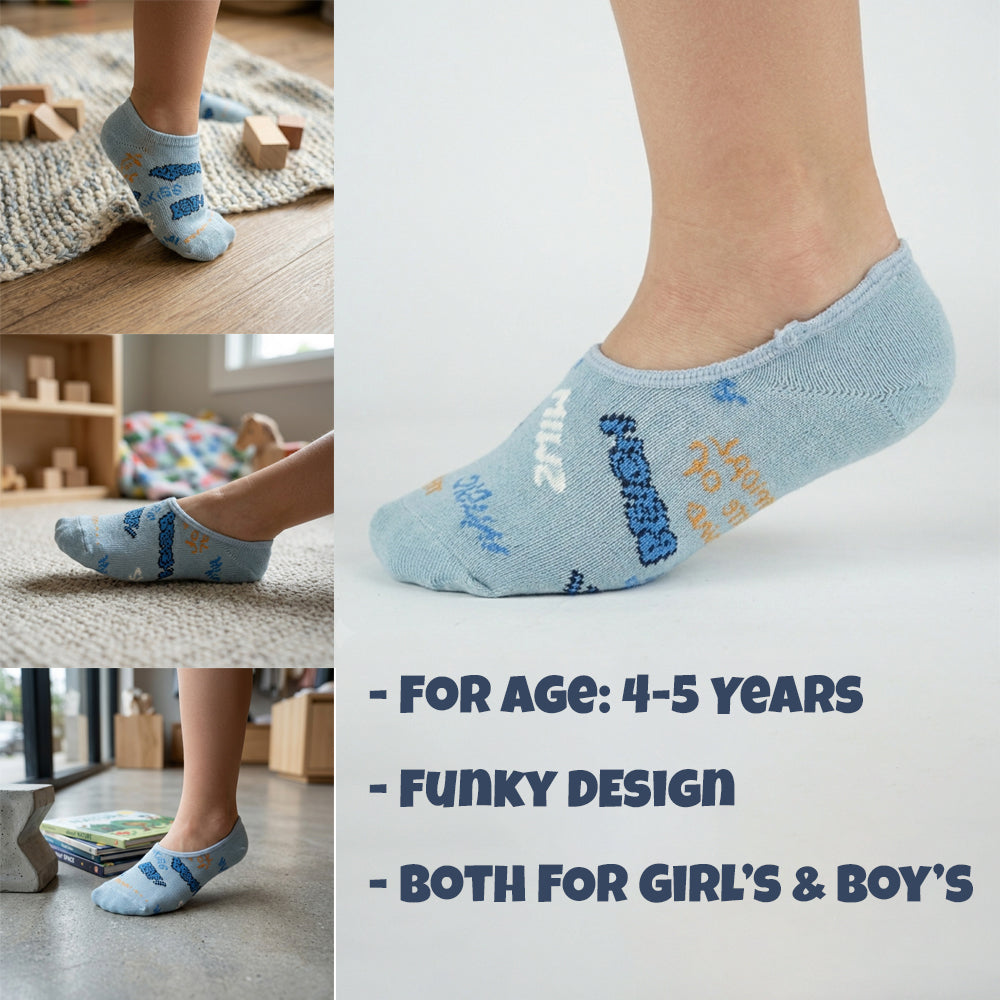 Premium Kids Unisex No-Show Socks