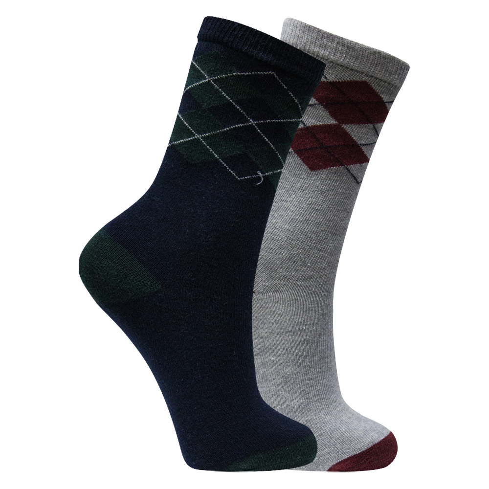 Boy's Argyle Crew Socks