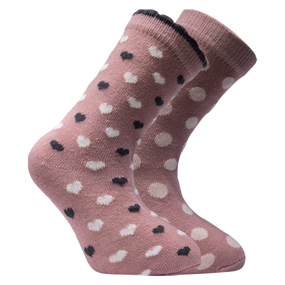 Pack of 2 - Girls Cotton Crew Socks