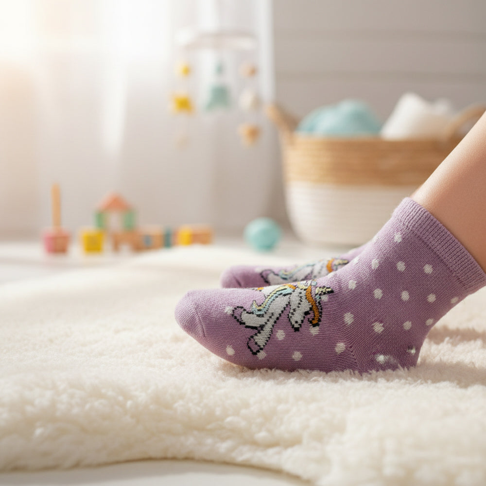 Magical Unicorn Baby Girl Socks