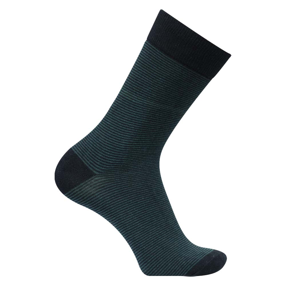 Men Elevated Stripe Crew Socks