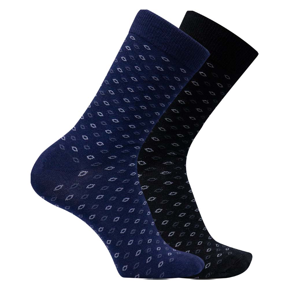 Men Classic Pattern Dress Socks